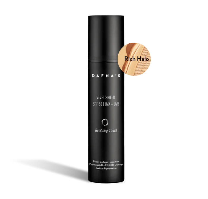 Velvet Shield SPF 50 UVA+UVB+ color Glow - DAFNA'S