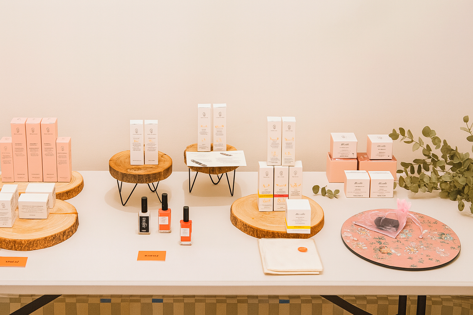 Mesa con Productos - Eventos